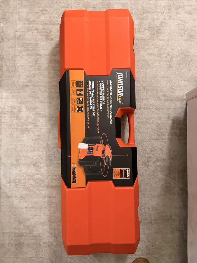 Геодезический прибор JOHNSON JRT300-RDHV-S Self-Leveling Red Dual Slope Rotary L