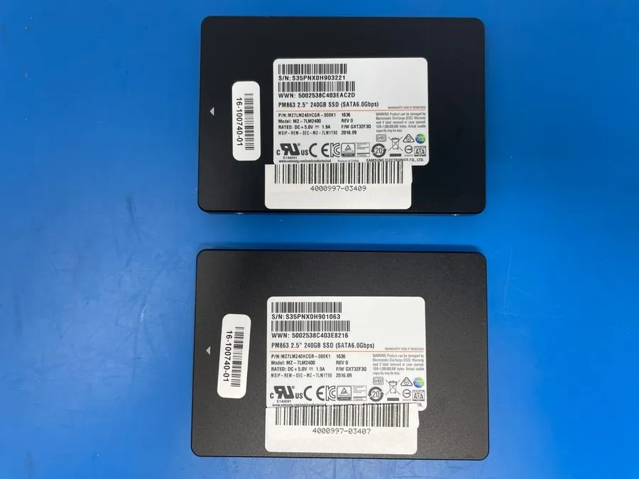 SSD-накопитель Samsung PM863 MZ-7LM2400 240GB SATA 6Gb/s 2.5" Solid State Drive 