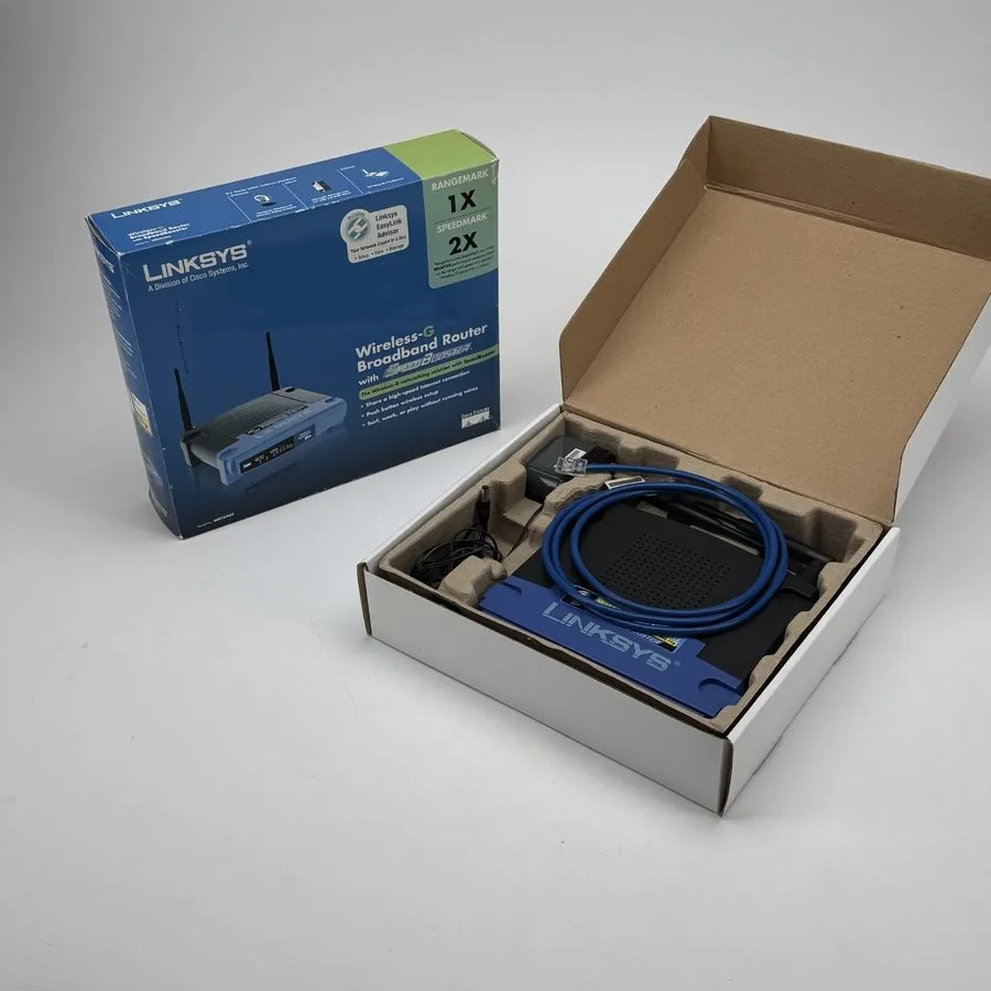Маршрутизатор Linksys WRT54GS 54 Mbps 4-Port 10/100 Wireless G Router v7