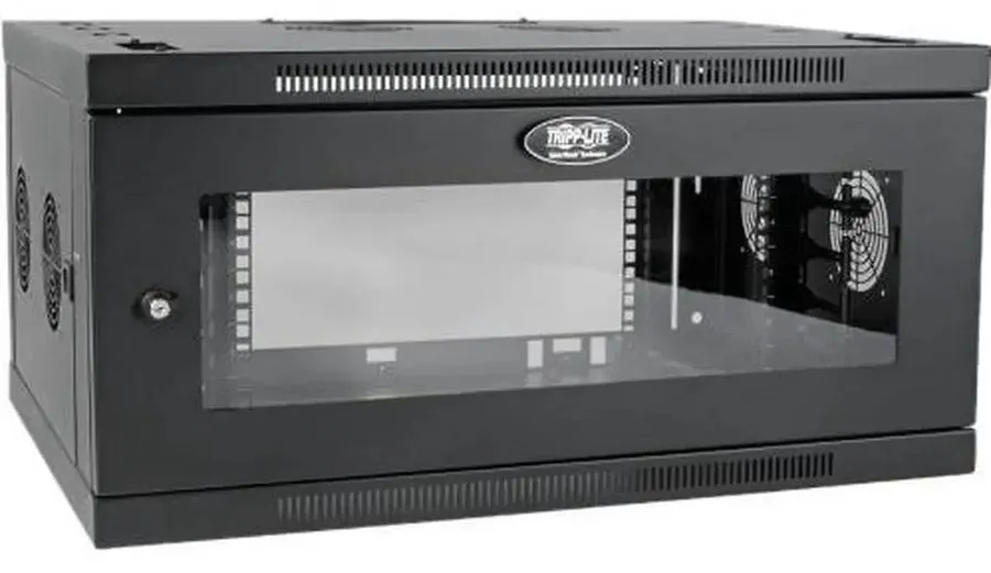 Стойка/шкаф Tripp Lite SRW6UDPGVRT 6U Wall-Mount Rack Enclosure Acrylic Window — фото лота 1