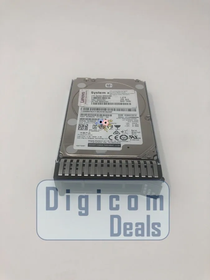Жёсткий диск Lenovo 1.2TB 00WG700 00WG701 00WG704 10K 12Gbps SAS 2.5" G3HS HDD