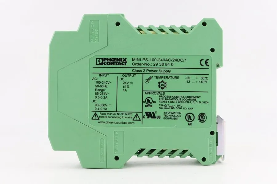 Блок питания Phoenix Contact MINI-PS-100-240AC/24DC/1 Power Supply 24VDC 1A DIN 