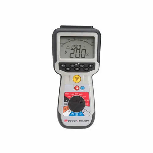 Тестер Megger MIT2500 Insulation Tester, 4.25" Width, 9.00" Length