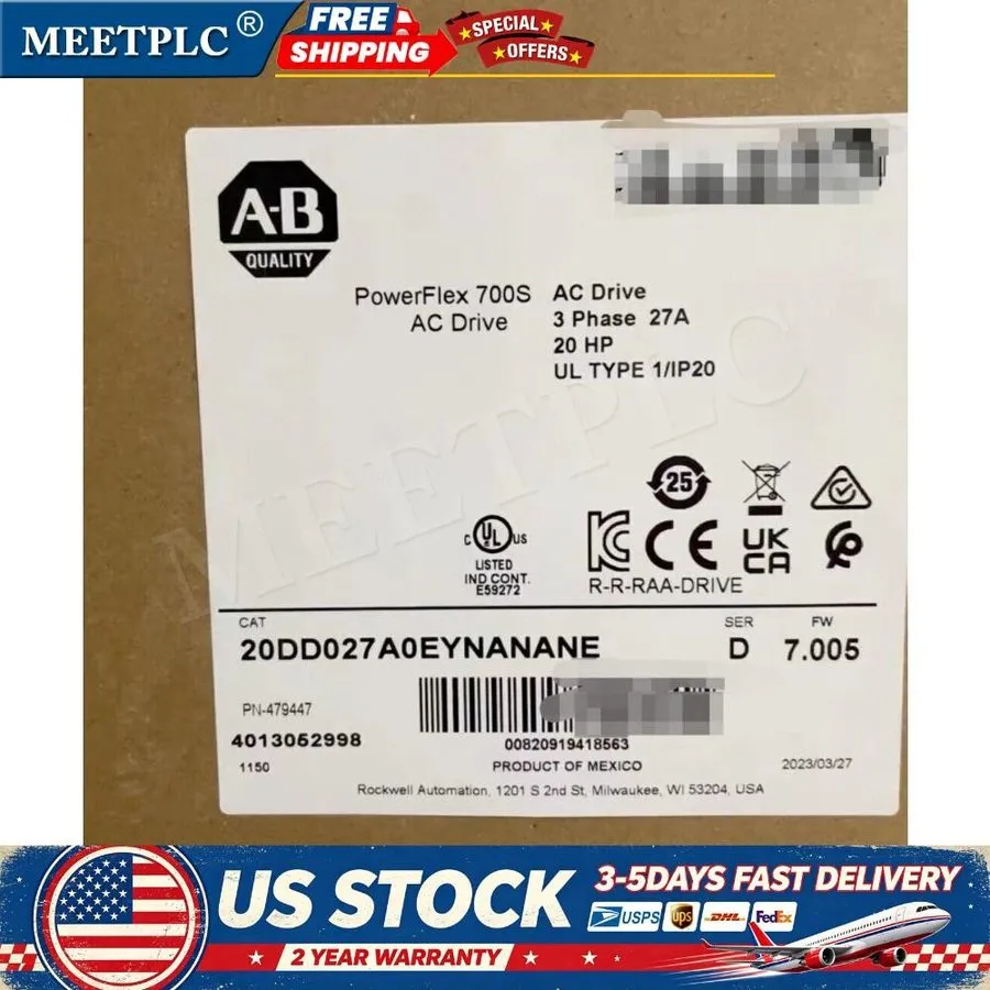 Частотный преобразователь Allen-Bradley 20DD027A0EYNANANE PowerFlex 700S AC Driv