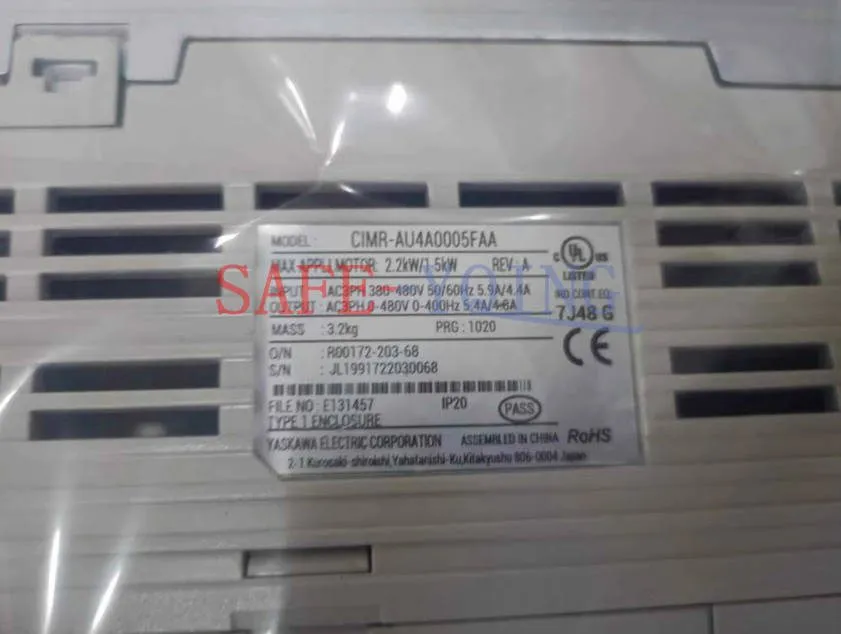 Частотный преобразователь YASKAWA A1000 AC Drive CIMR-AU4A0005FAA Frequency conv