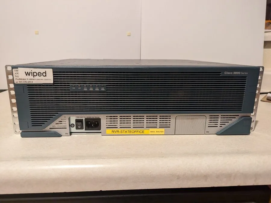 Маршрутизатор Cisco 3845-MB Integrated Services Router