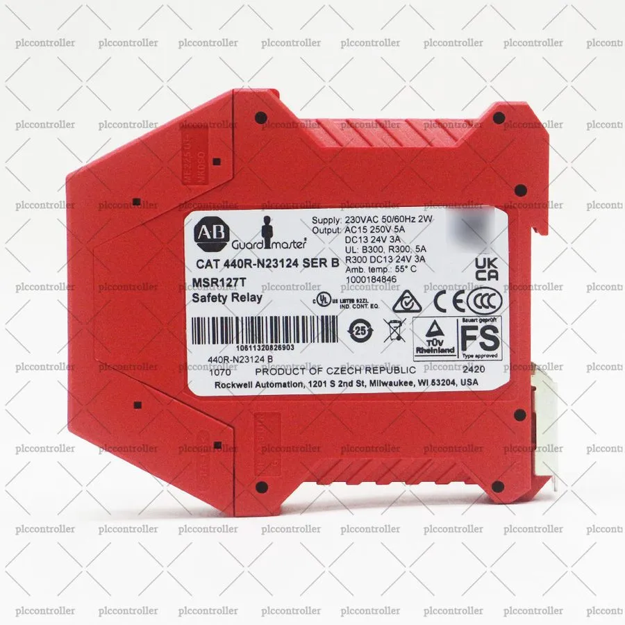 Реле безопасности Allen-Bradley 440R-N23124 Guardmaster MSR127T Safety Relay