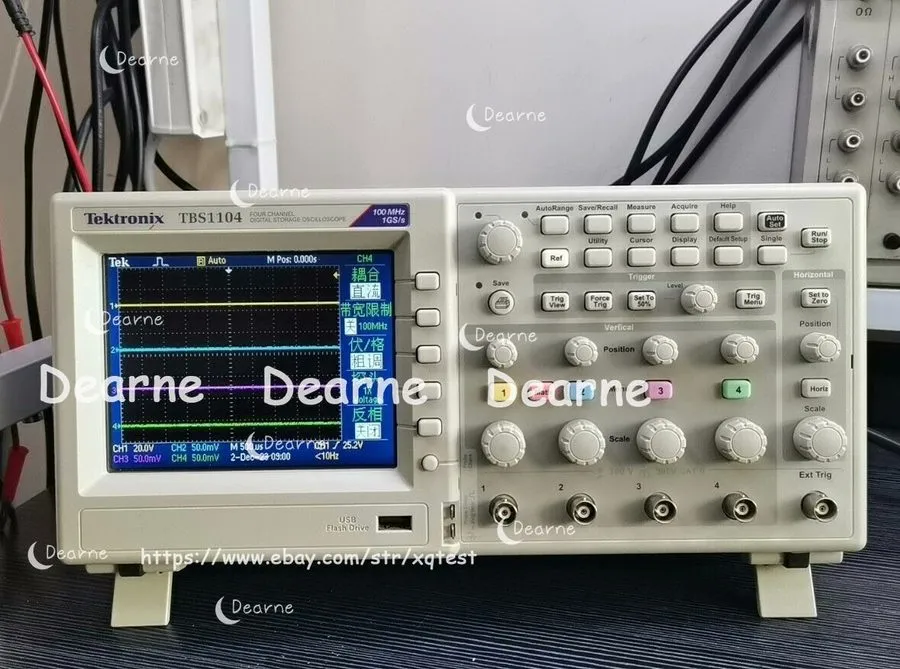 Осциллограф Tektronix TBS1104 Digi Oscilloscope 4 Channel 100MHZ 1GS/S Voltage P