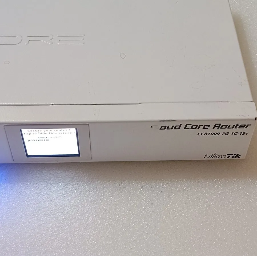 Маршрутизатор MikroTik CCR1009-7G-1C-1S+ router&lhy