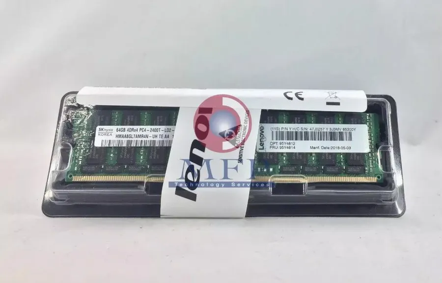 Модуль памяти Lenovo / IBM 95Y4811 95Y4812 95Y4814 64GB 4DRX4 DDR4 PC4-2133P Ser
