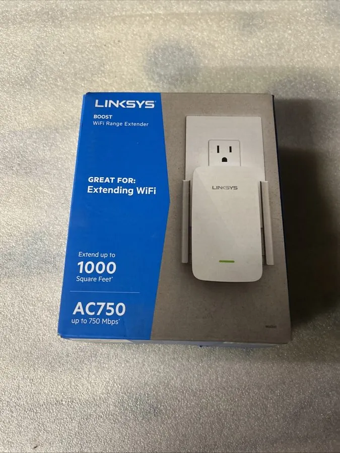 Объектив Linksys Model RE6300 AC750 Boost Dual-Band Wi-Fi Gigabit Range Extender