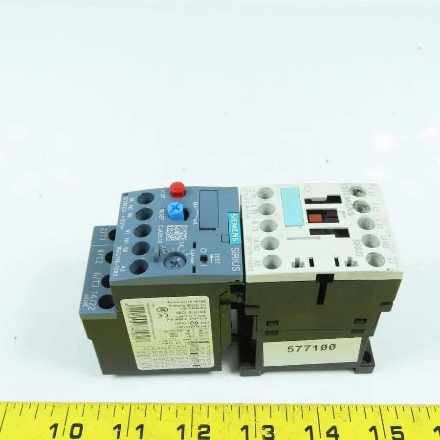 Реле Siemens 3RU2116-1DB0 2.2-3.2A Class 10 Thermal Overload Relay SIRIUS