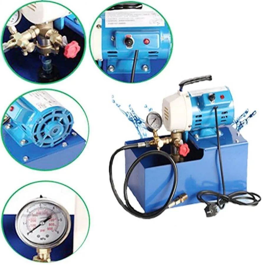 Насос 2.5MPA Electric Pressure Test Pump Hydraulic Piston Testing Pump 220V ss