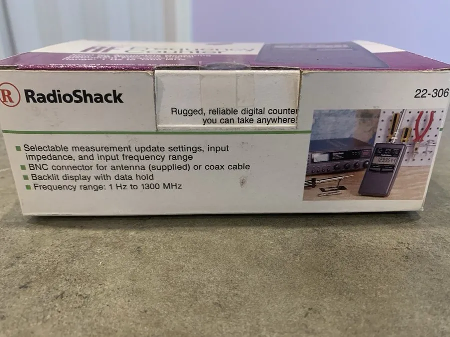 Дисплей Radio Shack 22-306 LCD RF Frequency Counter 1 1300 Mhz