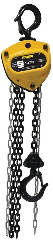 Таль Sumner Pcb025C10 1/4 Ton Chain Hoist 10 Ft — фото лота 1