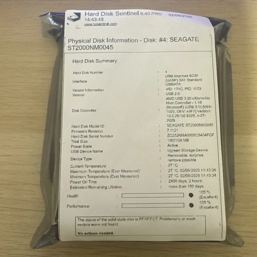 Жёсткий диск Seagate Exos 7E8 2TB ST2000NM0045 SAS 7200RPM Enterprise HDD 3.5" S
