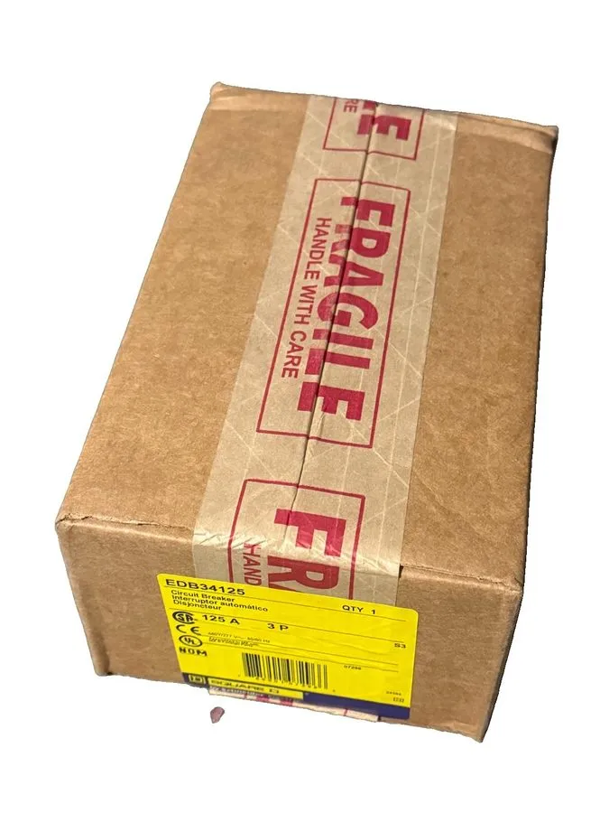 Автоматический выключатель Square D EDB34125 3p 480v 125a 18k Bolt In NF Circuit