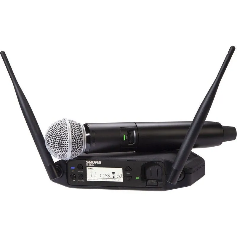 Микрофон Shure GLXD24+/SM58-Z3 Dual-Band Wireless Vocal System with SM58 Microph — фото лота 1