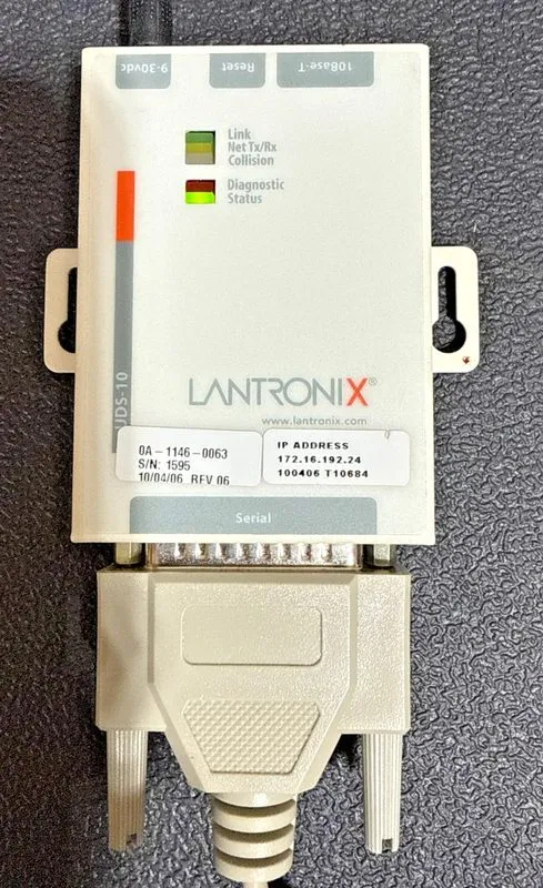 Медиаконвертер Lantronix UDS-10-01 Serial to Ethernet Device Server DB25 RJ45 10