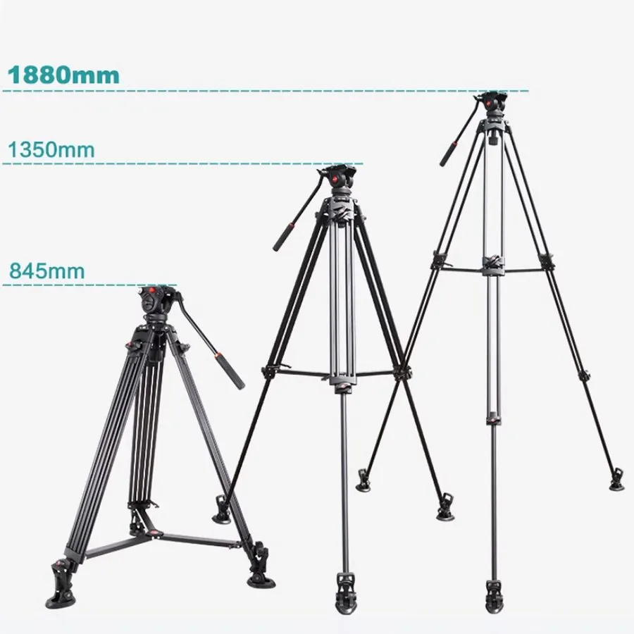 Фотокамера VILTROX VX-18M 1.8m Photography Tripod with Fluid Damping Head — фото лота 1