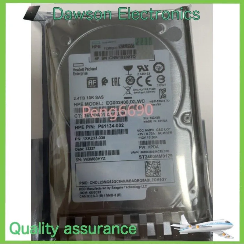 Жёсткий диск HPE P30562-001 P28352-B21 2.4TB SAS 12G 10K 2.5" SFF Gen10+ HDD Har