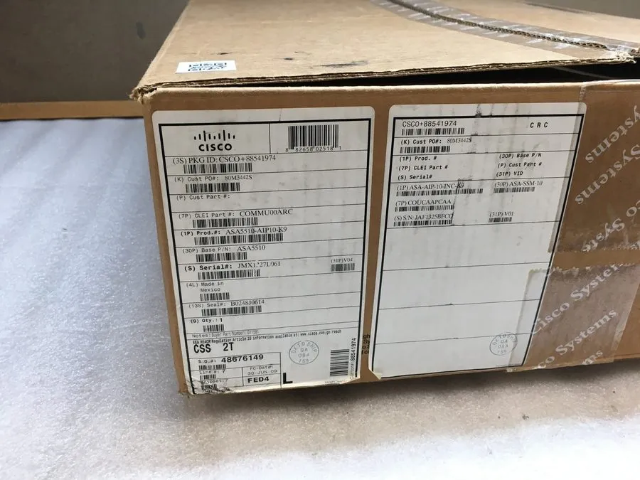 Межсетевой экран Cisco ASA5510-AIP10-K9 ASA 5510 Series Security Appliance Fast