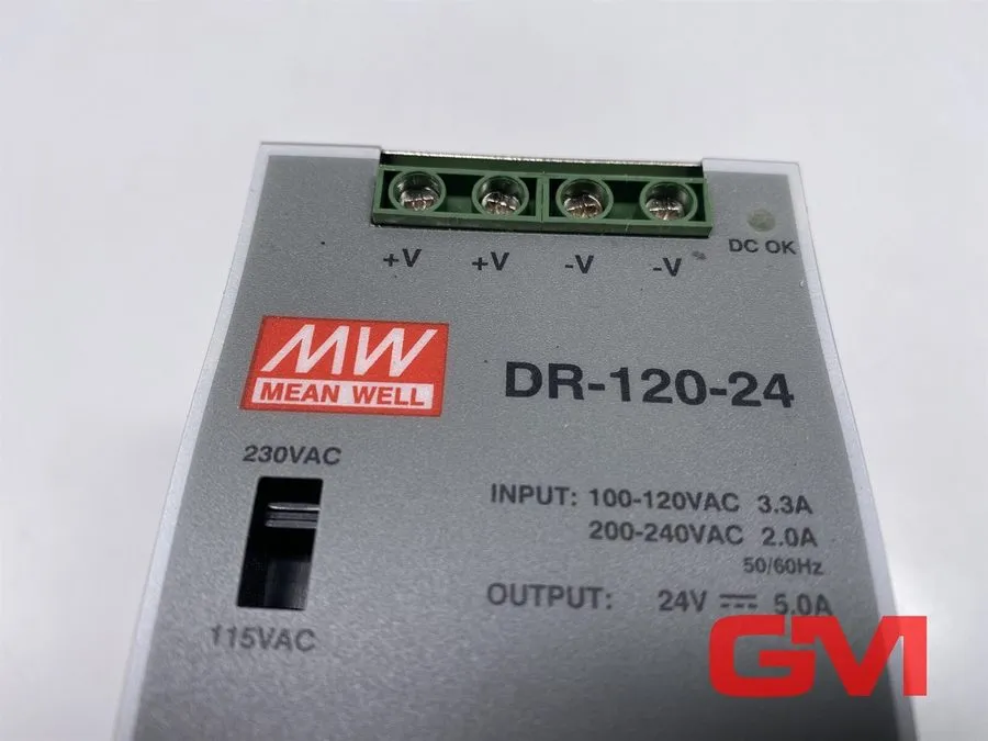 Блок питания Mean Well DR-120-24 DIN Rail Power Supply 24V DC 5A 120W