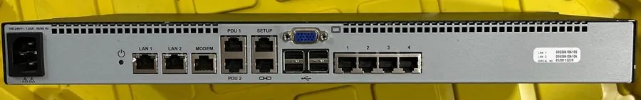 KVM-переключатель Avocent MergePoint Unity MPU104E 4-Port KVM over IP Switch Sin — фото лота 1