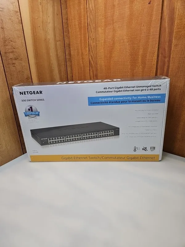 Коммутатор NETGEAR GS348 48-Port Gigabit Ethernet Unmanaged Rackmount Switch