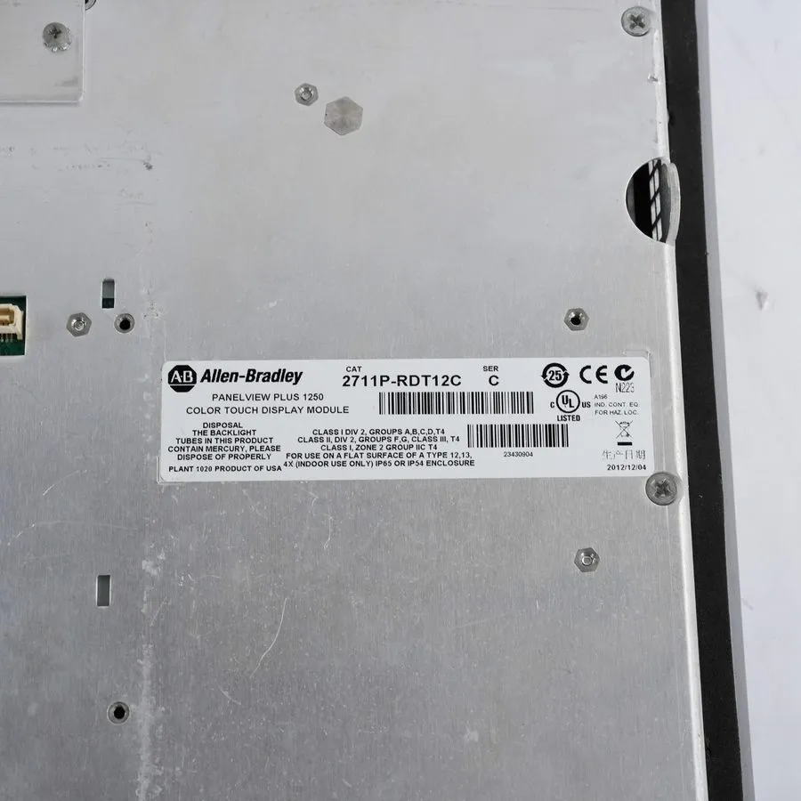 Панель оператора Allen Bradley 2711P-RDT12C Panelview Plus 1250 Operator Interfa