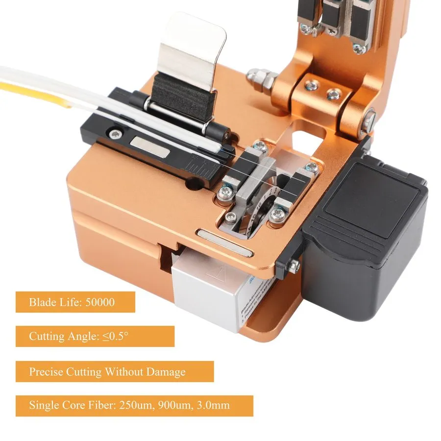 Скалыватель High Precision Fiber Optic Cleaver Tool Kit FTTT для 0.25/0.9/3.0mm  — фото лота 2