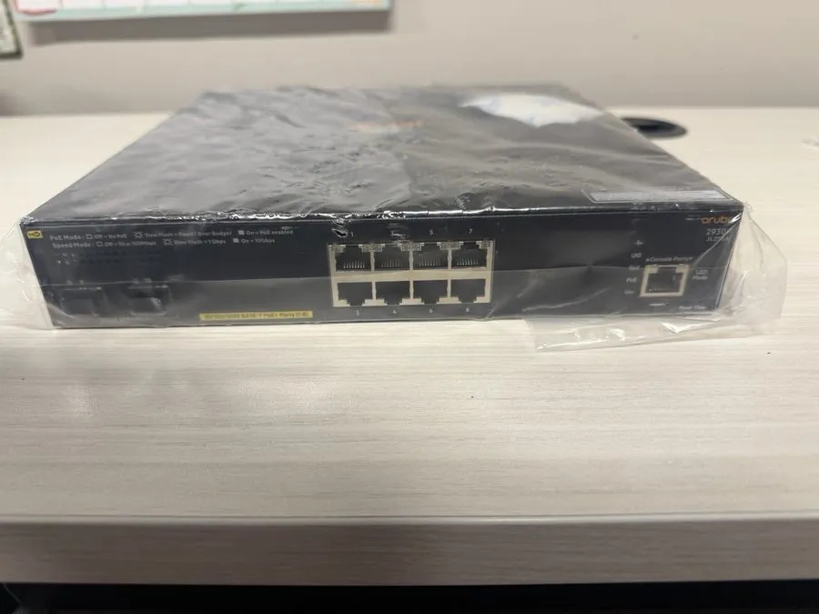 Коммутатор HP ARUBA 2930F JL258A 8 PORTS POE+ MANAGED SWITCH 2 PORTS 10GBE SFP