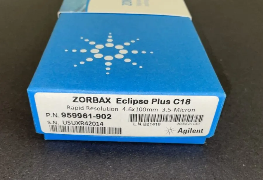 Хроматографическая колонка Agilent Zorbax RR Eclipse C18 plus HPLC column 4.6x10 — фото лота 1