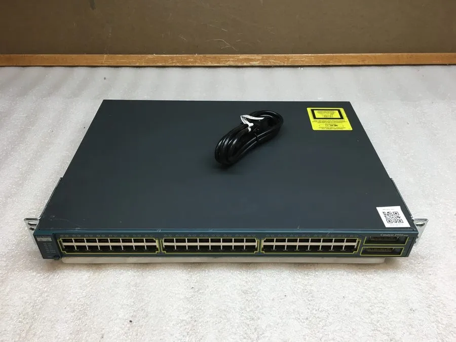 Коммутатор Cisco Catalyst (WS-C2950G-48-EI) 48-Ports-Ports Rack-Mountable Switch