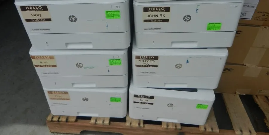 Лазерный принтер HP Laserjet M402dne Laser Printer *Cleaned & Serviced Count 13,