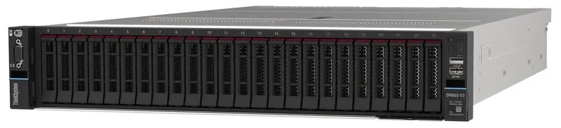Сервер SR650 V3 1x Silver 4510 12C 2.4GHz 150W, 1x32GB, RAID 9350-8i 2GB, 57504 