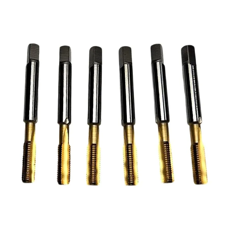 Режущий инструмент Stanley Spiralock 17302A 1/4-28 TiN HSS Straight Flute Tap Se — фото лота 1