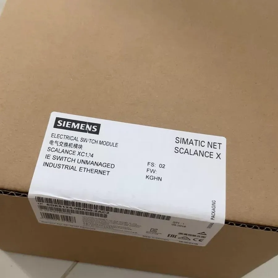 Коммутатор Siemens 6GK5124-0BA00-2AC2 XC124 24-Port Unmanaged Switch IP20 — фото лота 1