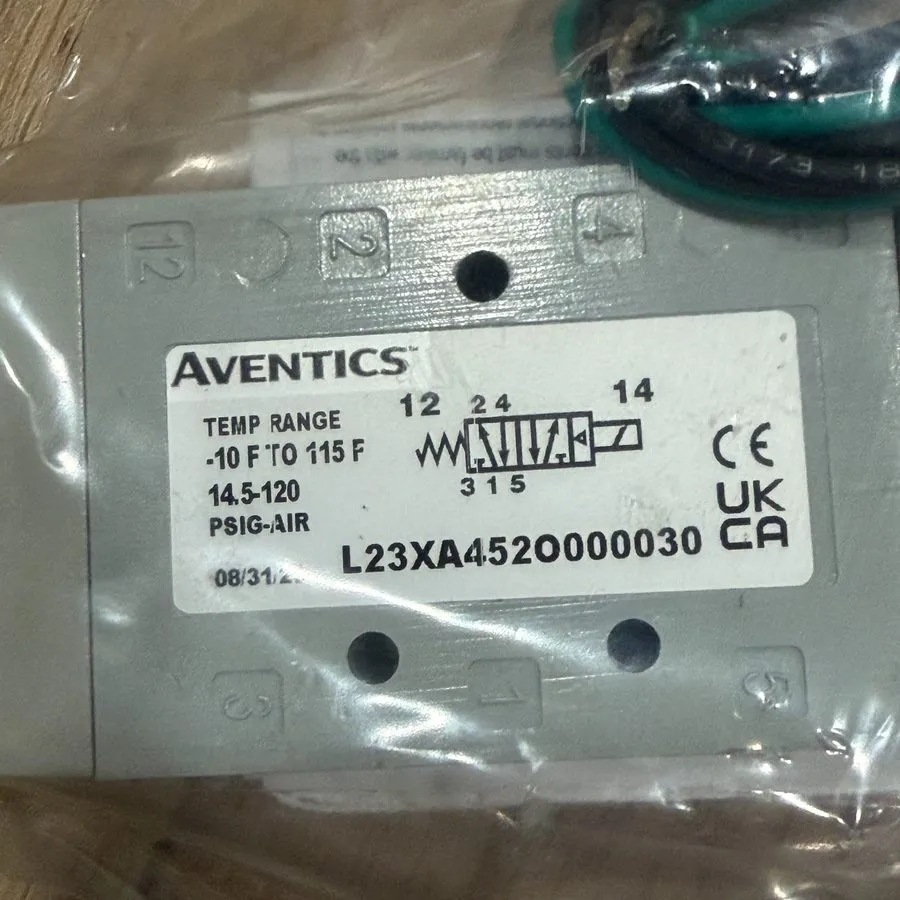 Электромагнитный клапан L23XA452O000030 Aventics Asco Numatics Valve L2 Solenoid