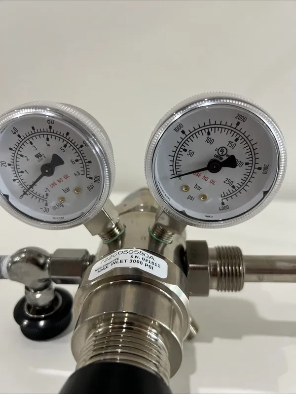 Трубопроводная арматура Harris 722C05058S Gas Regulator, Two-Stage, Chrome-Plate — фото лота 1