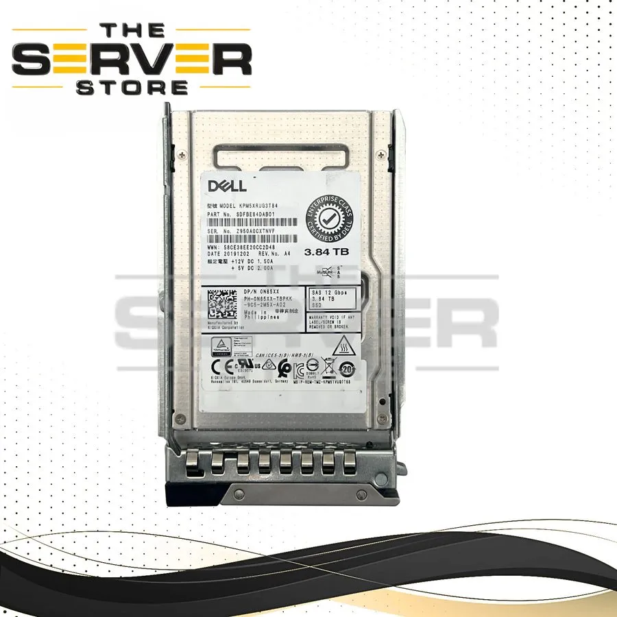 SSD-накопитель Dell N85XX / KIOXIA Toshiba KPM5XRUG3T84 SDFBE84DAB01 3.84TB 12Gb