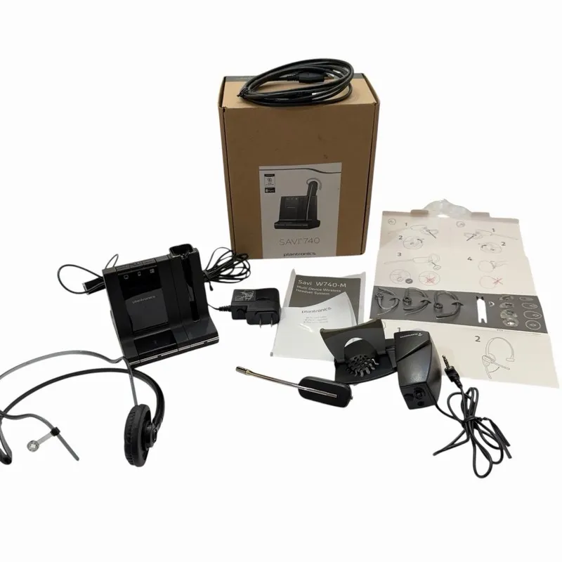 VoIP-шлюз Plantronics Savi W740-M Wireless Headset System 84001-01 VERY GOOD