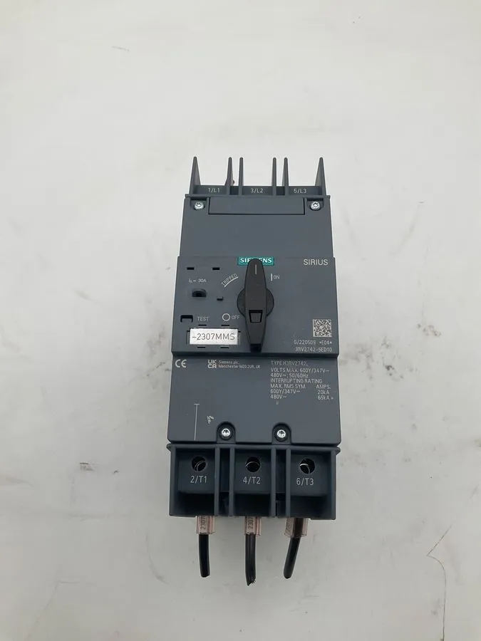 Автоматический выключатель SIEMENS 3RV2742-5ED10 CIRCUIT BREAKER 30A 480V 50/60H
