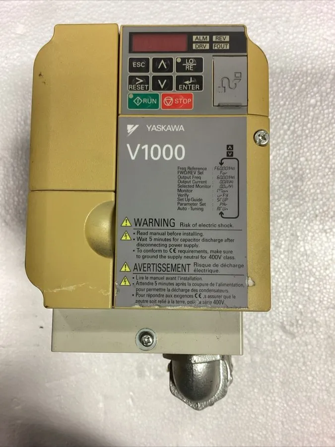 Частотный преобразователь Yaskawa V1000 AC Drive CIMR-VU4A0005FAA Rev. A 3HP 3Ph