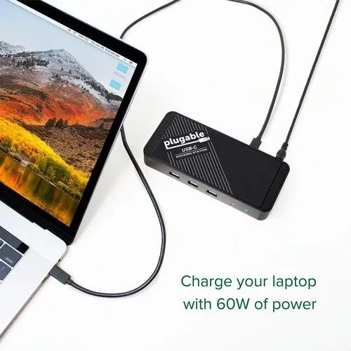 Док-станция Plugable UD-CA1A USB-C Docking Charging Station with Power Delivery