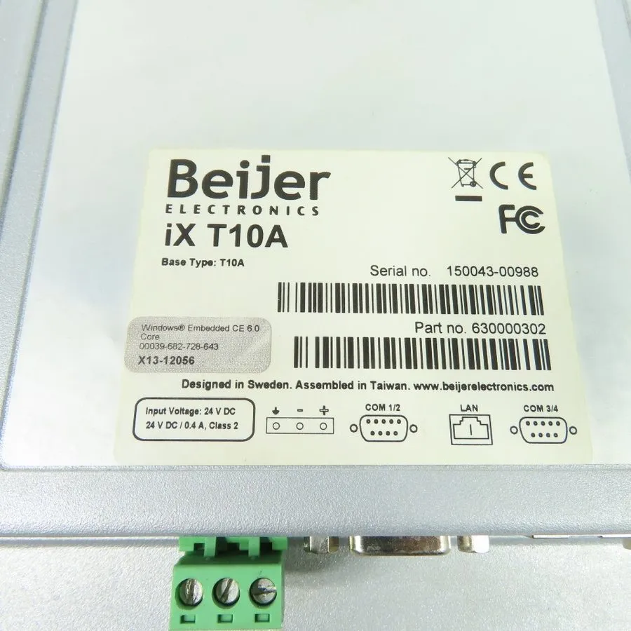 Панель оператора BEIJER IX T10A GRAPHIC TOUCH HMI PANEL 630000302