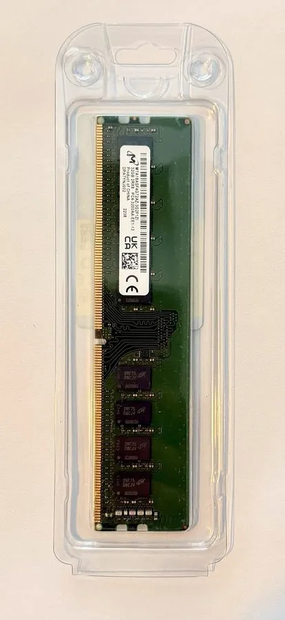 Модуль памяти Micron 32GB 2Rx8 PC4-3200 AA-EE1-13 DDR4 3200 EUDIMM MTA18ASF4G72A — фото лота 1
