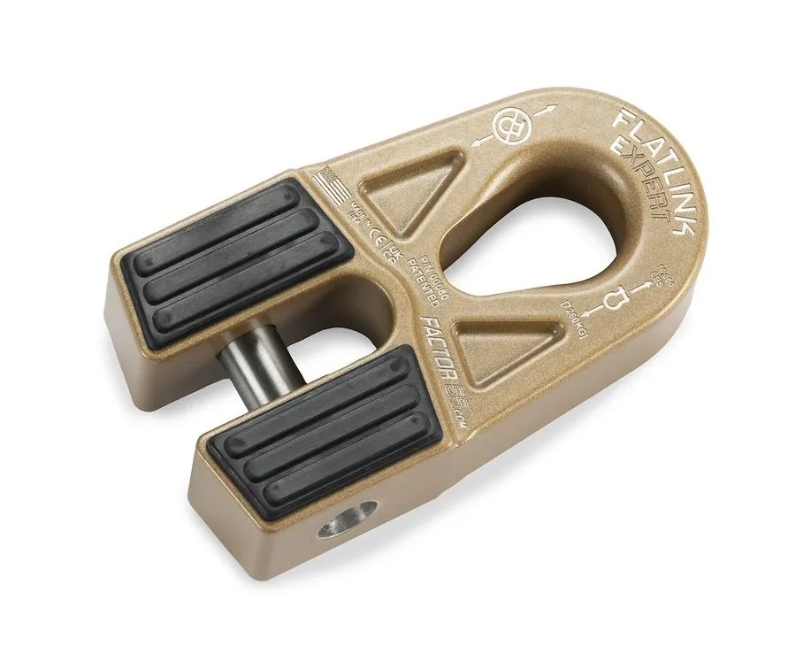 Такелажная скоба Factor 55 00080-92 Winch Cable Shackle Mount FlatLink E Bronze  — фото лота 1