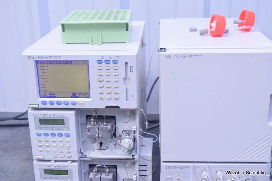 Хроматограф Shimadzu HPLC LC10 VP System Lot SCL-10A VP LC-10AD VP SIL-10AD VP /