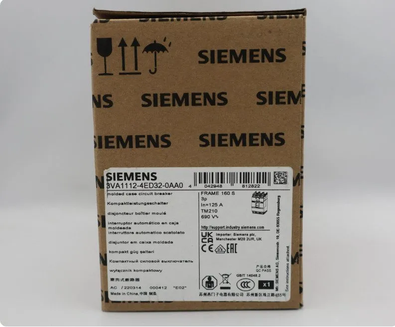 Автоматический выключатель Siemens circuit breaker 3VA1112-4ED32-0AA0 3P 125A